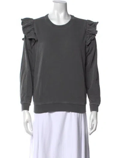 Pre-owned Clare V Crew Neck Sweater In Gray