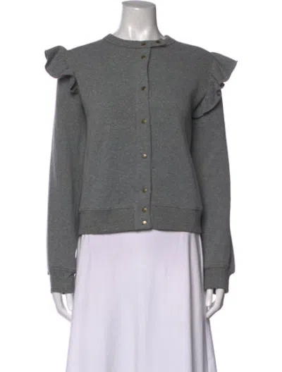 Pre-owned Clare V Crew Neck Sweater In Grey