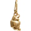 Clare V . Croissant Charm In Gold