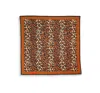 Clare V Double Jaguar Bandana In Brown