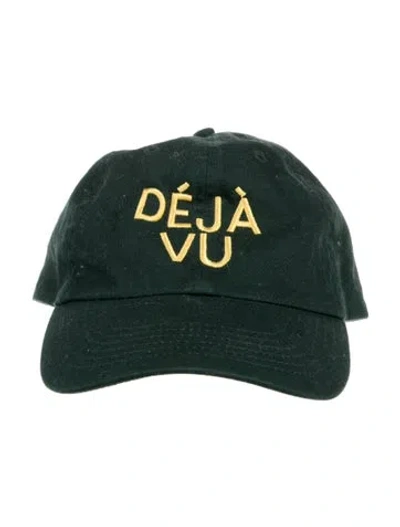 Pre-owned Clare V Embroidered Accent Baseball Cap In Multi