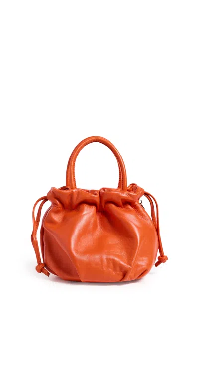 Clare V Emma Nappa Leather Mini Bag L'orange