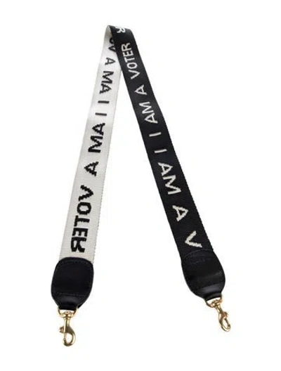 Pre-owned Clare V Fabric Clare Handbag Strap In Black