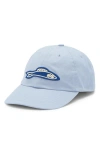 Clare V . Fish Patch Baseball Cap In Blue