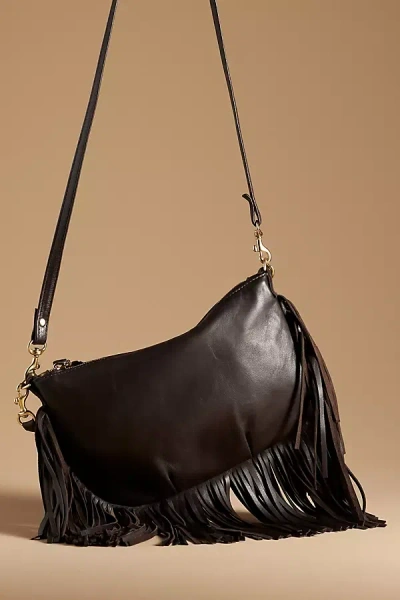 Clare V Fringe Petit Moyen Bag In Brown