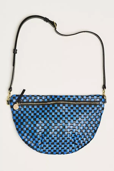 Clare V Grande Fanny Sling Bag In Blue