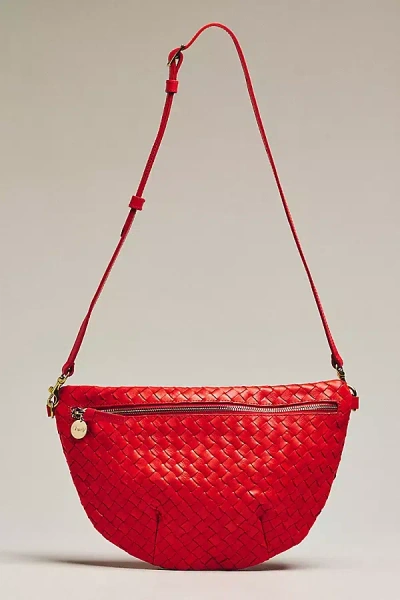 Clare V Grande Fanny Sling Bag In Orange