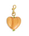 Clare V Grande Heart Key Charm In Gold