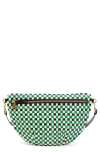 Clare V . Grande Woven Leather Belt Bag