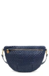 Clare V . Grande Woven Leather Belt Bag