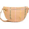 Clare V . Grande Woven Leather Convertible Belt Bag
