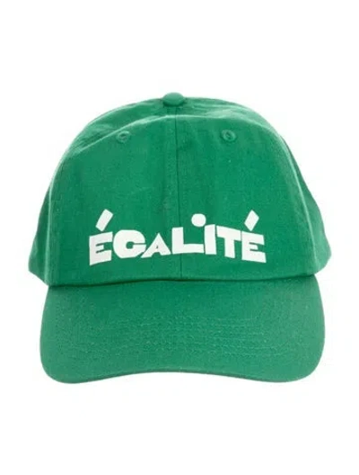 Pre-owned Clare V Green Baseball Cap