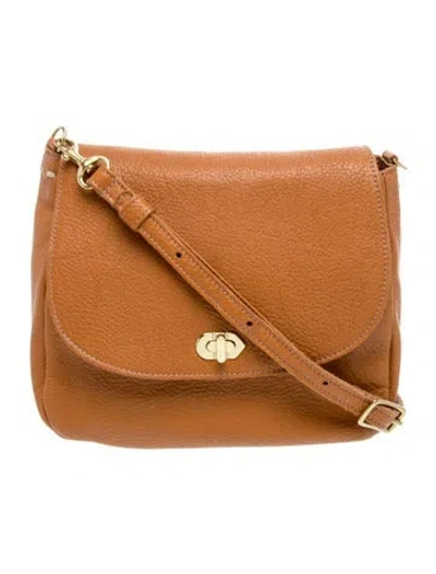 Pre-owned Clare V Interlocking G Crossbody Bag In Brown