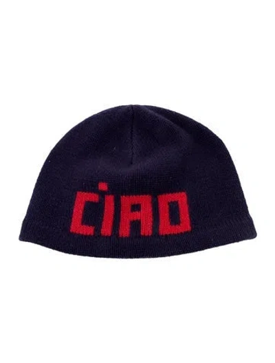 Pre-owned Clare V Knit Beanie In Blue
