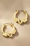Clare V Le Cheval Horse Hoop Earrings In Gold