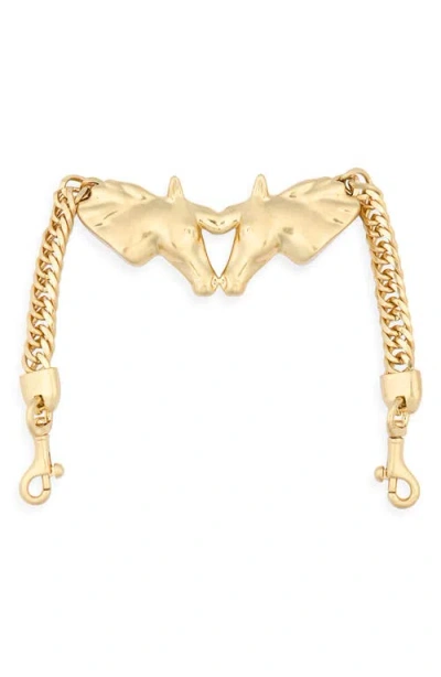 Clare V . Le Cheval Top Handle In Gold