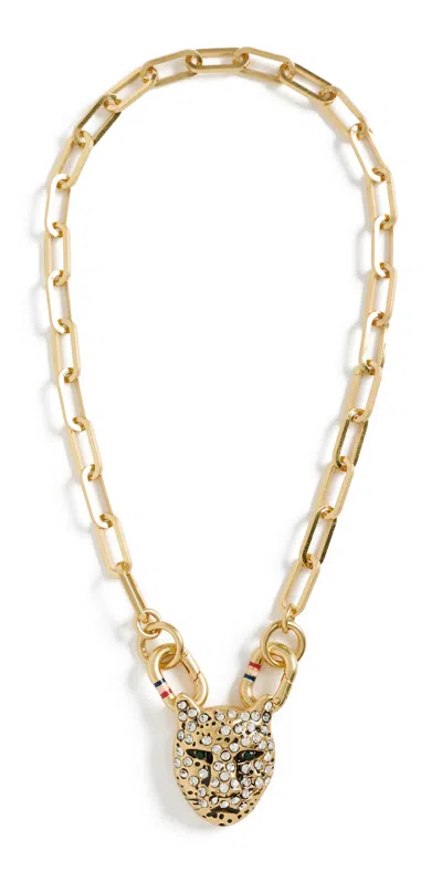 Clare V Le Pendant Necklace Vintage Gold