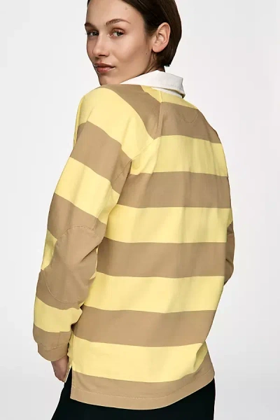 Clare V Le Rugby Pullover In Multi