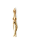 Clare V . Le Sardine Charm In Gold