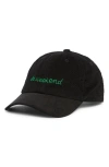 Clare V . Le Weekend Cotton Corduroy Baseball Cap