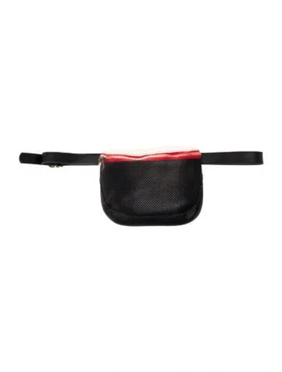 Pre-owned Clare V Leather Belt Bag In Black