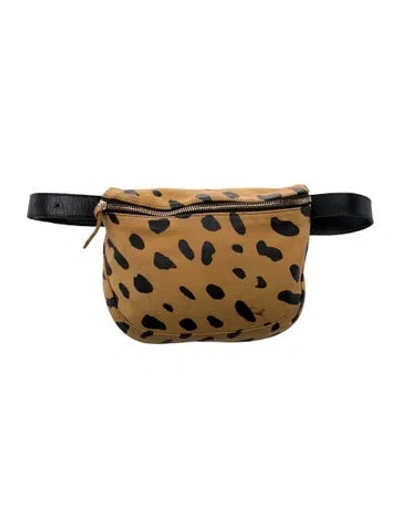 Pre-owned Clare V Leather Belt Bag In Brown