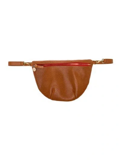 Pre-owned Clare V Leather Belt Bag In Brown