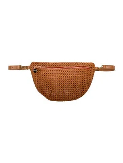 Pre-owned Clare V Leather Belt Bag In Brown