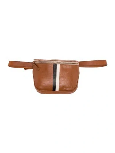 Pre-owned Clare V Leather Belt Bag In Brown