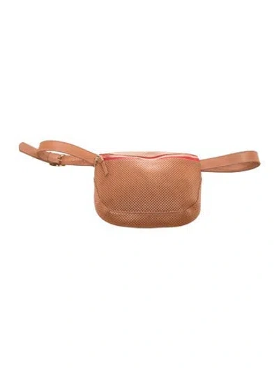 Pre-owned Clare V Leather Belt Bag In Brown