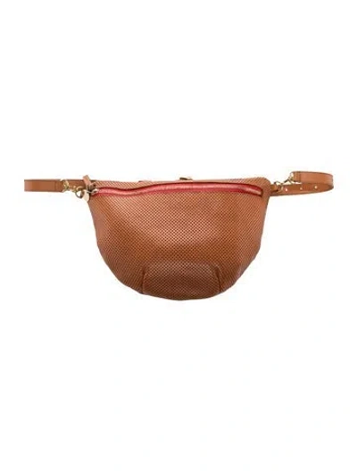 Pre-owned Clare V Leather Belt Bag In Brown