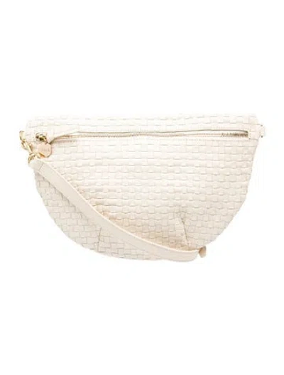 Pre-owned Clare V Leather Belt Bag In Neutrals