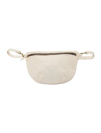 Pre-owned Clare V Leather Belt Bag In Transparent