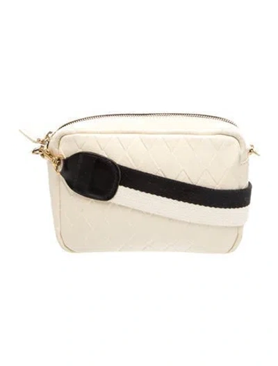 Pre-owned Clare V Leather Belt Bag In White