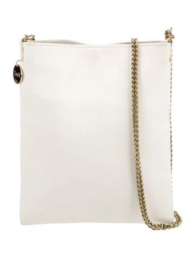 Pre-owned Clare V Leather Clutch In Neutral