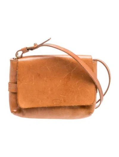 Pre-owned Clare V Leather Clutch In Neutrals
