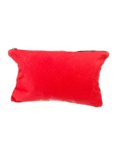 Pre-owned Clare V Leather Clutch In Red