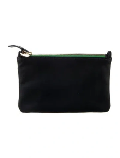 Pre-owned Clare V Leather Cosmetic Bag In Blue