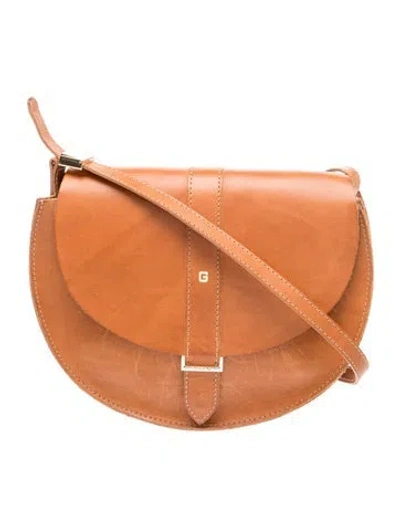 Pre-owned Clare V Leather Crossbody Bag In Brown