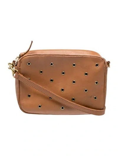 Pre-owned Clare V Leather Crossbody Bag In Brown