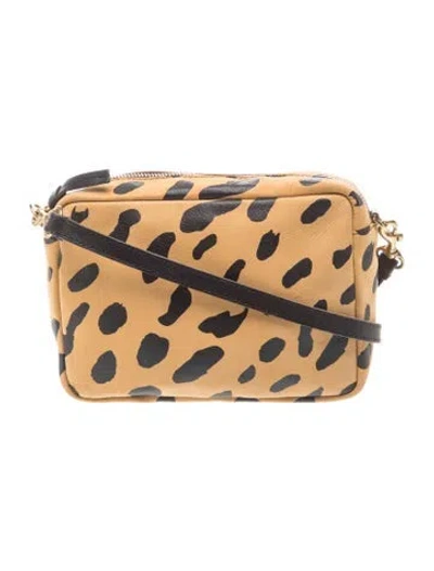 Pre-owned Clare V Leather Crossbody Bag In Brown