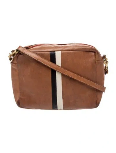 Pre-owned Clare V Leather Crossbody Bag In Brown