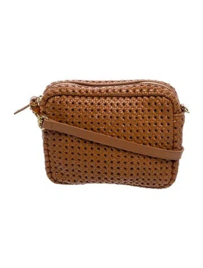 Pre-owned Clare V Leather Crossbody Bag In Brown