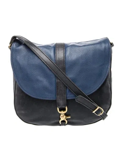 Pre-owned Clare V Leather Crossbody Bag In Multi