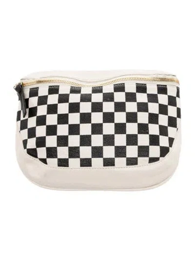 Pre-owned Clare V Leather Crossbody Bag In Multi