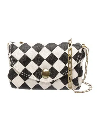 Pre-owned Clare V Leather Crossbody Bag In Neutrals