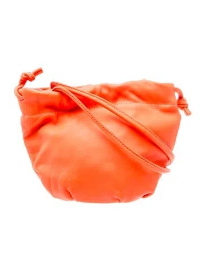 Pre-owned Clare V Leather Crossbody Bag In Orange