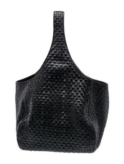 Pre-owned Clare V Leather Hobo In Black
