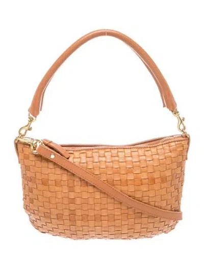 Pre-owned Clare V Leather Hobo In Brown