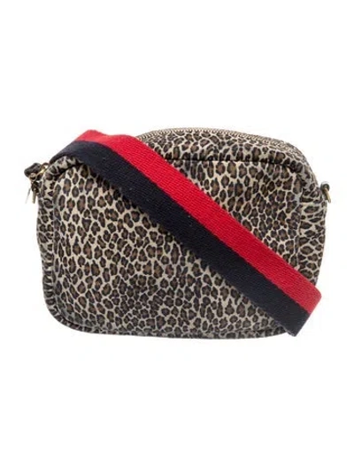 Pre-owned Clare V Leather Messenger Bag In Multicolor